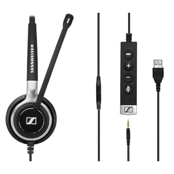 Sennheiser Century SC 665 USB CTRL Duo PC Headset | Sennheiser 504553 ...